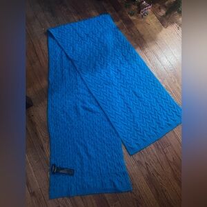 Cable Knit Zara Accessories Scarf Pretty Blue  Soft Size Med